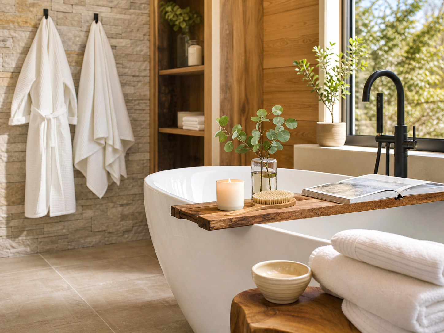 Styled bath details